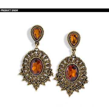 Классный дизайн, полный кристаллов Gemstone Silver Earring